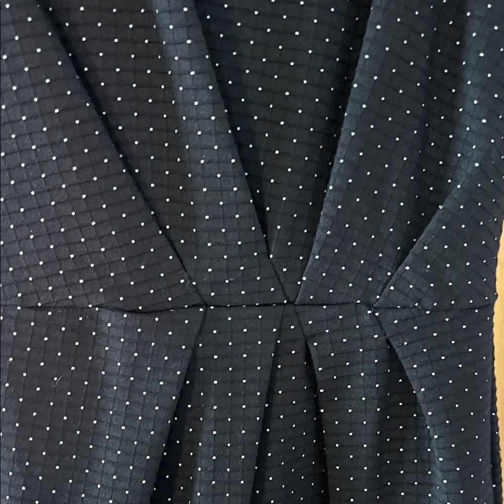 Banana Republic Black Polka Dot Midi Dress - Picture 3 of 4